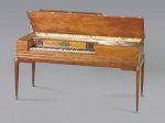 A LATE GEORGE III INLAID MAHOGANY PIANO FORTE, CIRCA 1805, MUZIO CLEMENTI & CO. CHEAPSIDE LONDON