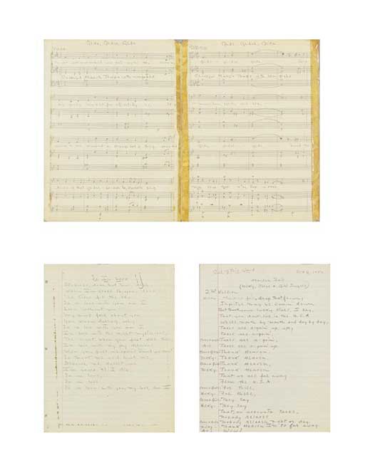 music sheet manuscript