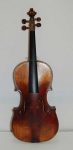 European Violin, made of wood, with darker wood for the fingerboard
