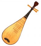 Vintage Chinese Carved Pipa / Lute